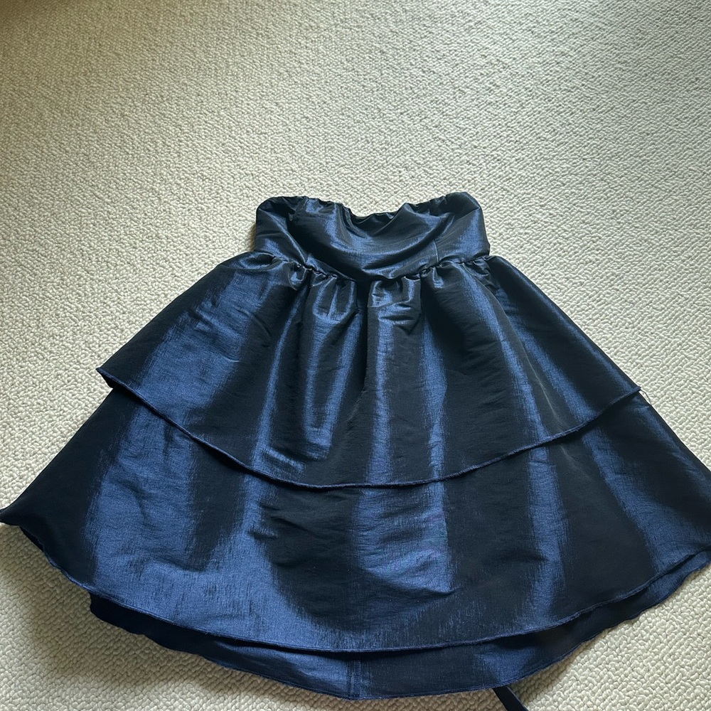 Lucy in the Sky Blue Bubble Mini Skirt
